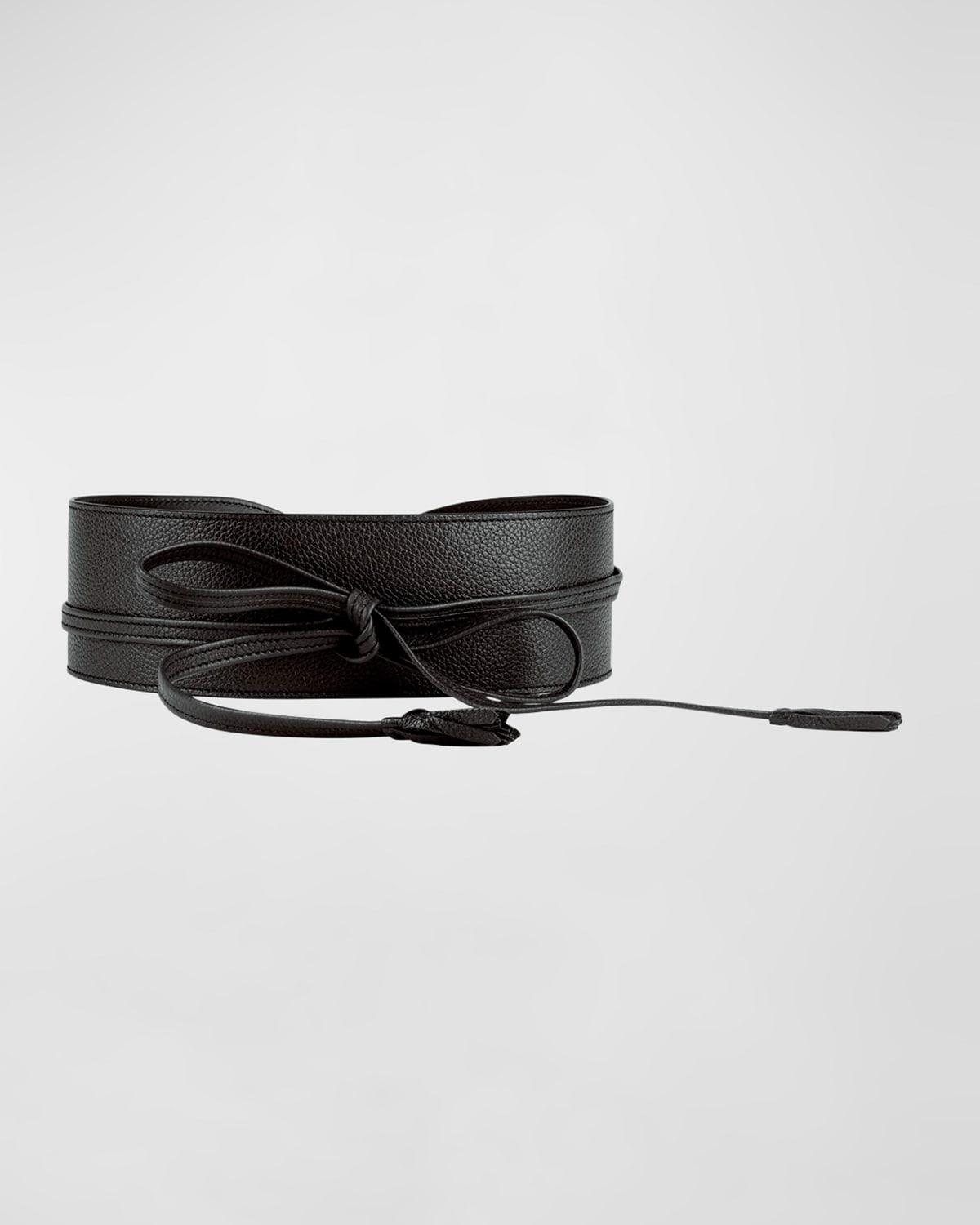 Lingenieuse Pebbled Leather Belt Product Image