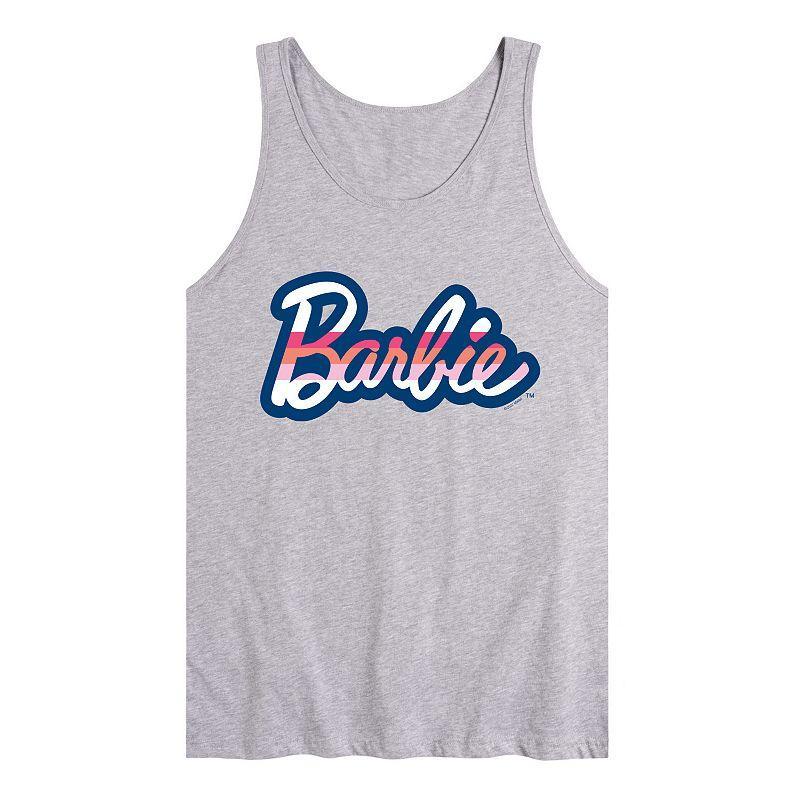 Mens Barbie Stripe Logo Tank Top Product Image