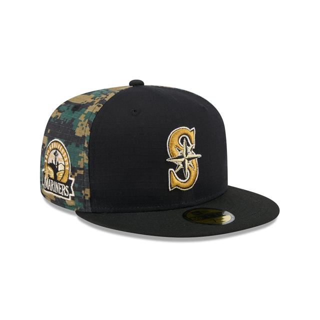 Seattle Mariners Digi Camo 59FIFTY Fitted Hat Male Product Image