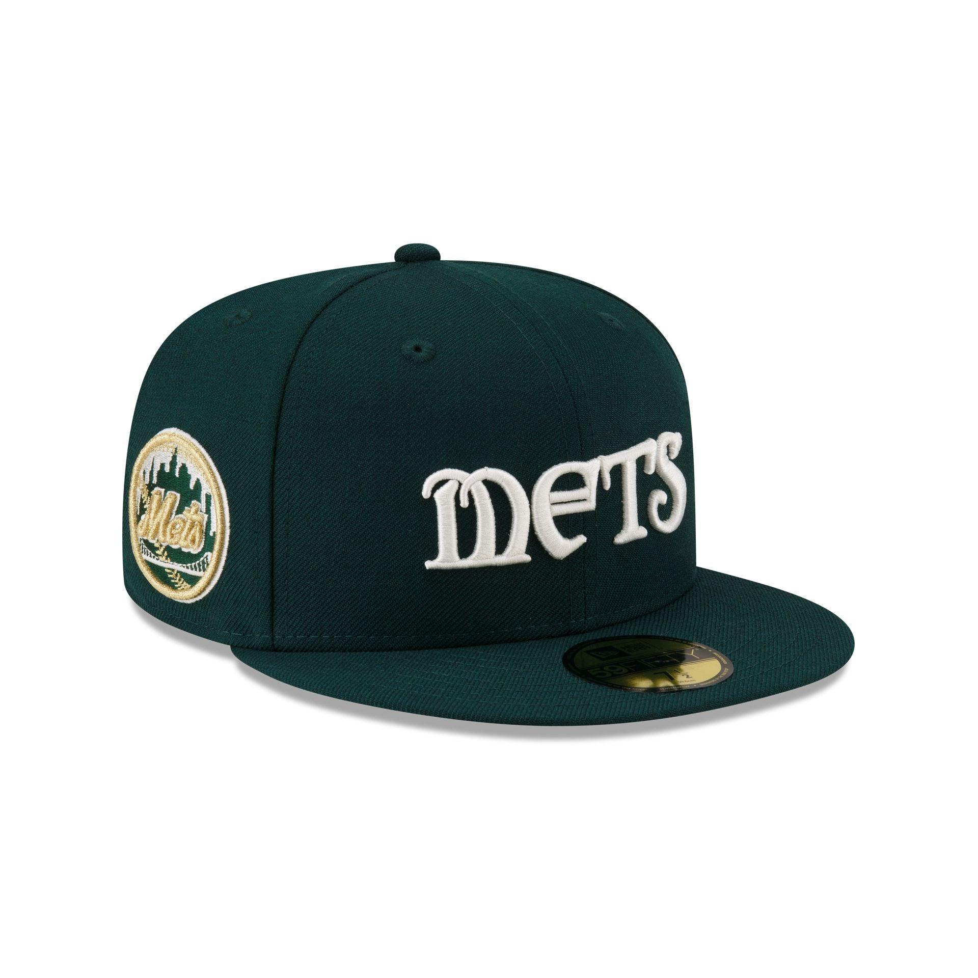 Just Caps Dark Green Wool New York Mets 59FIFTY Fitted Hat Male Product Image