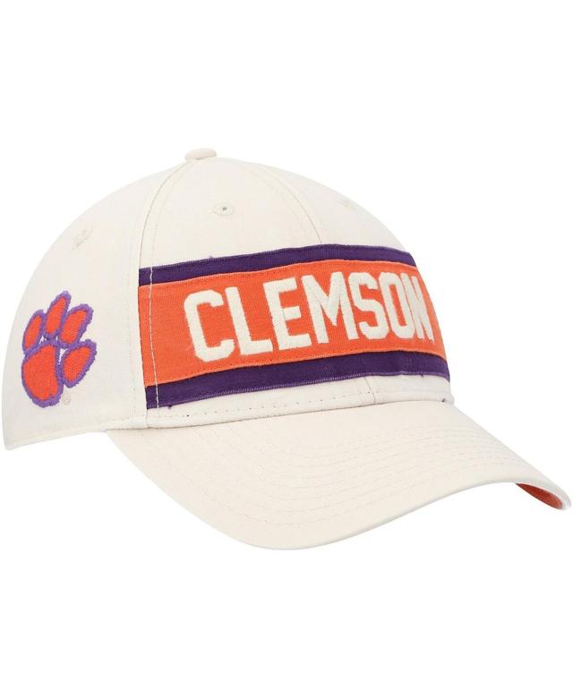 Mens 47 Cream Clemson Tigers Crossroad MVP Adjustable Hat Product Image