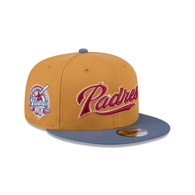 San Diego Padres Panama Tan 9FIFTY Snapback Hat Male Product Image