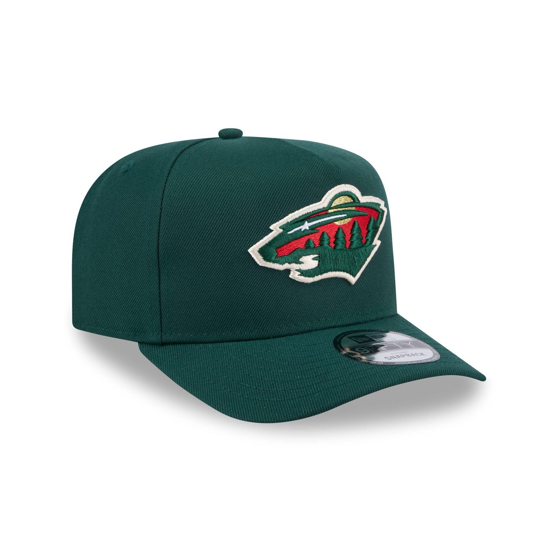 Minnesota Wild Team 9FIFTY A-Frame Snapback Hat Male Product Image