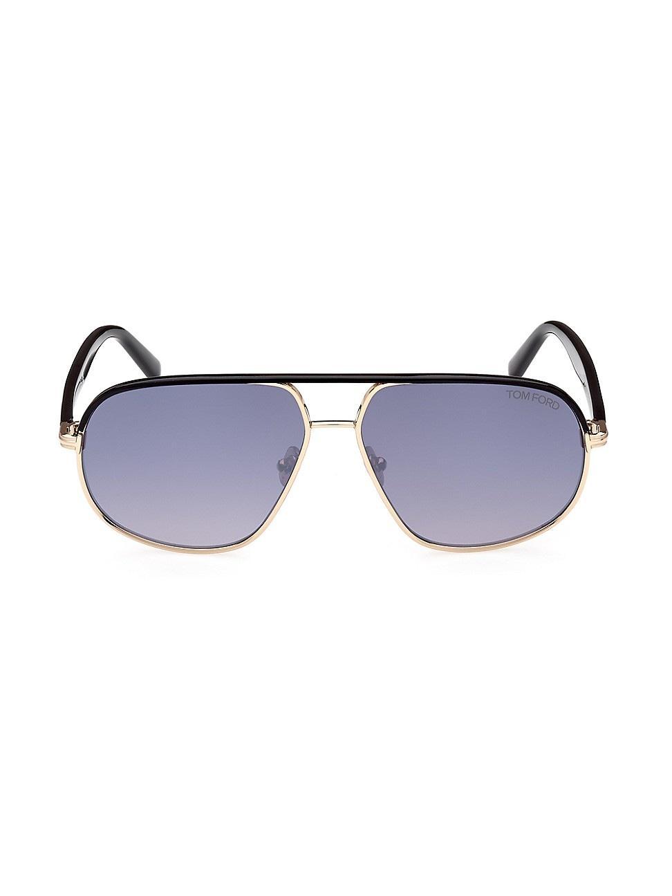 TOM FORD Maxwell 59mm Pilot Sunglasses Product Image