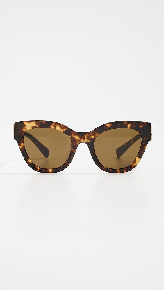 Miu Miu Glimpse Sunglasses | Shopbop Product Image