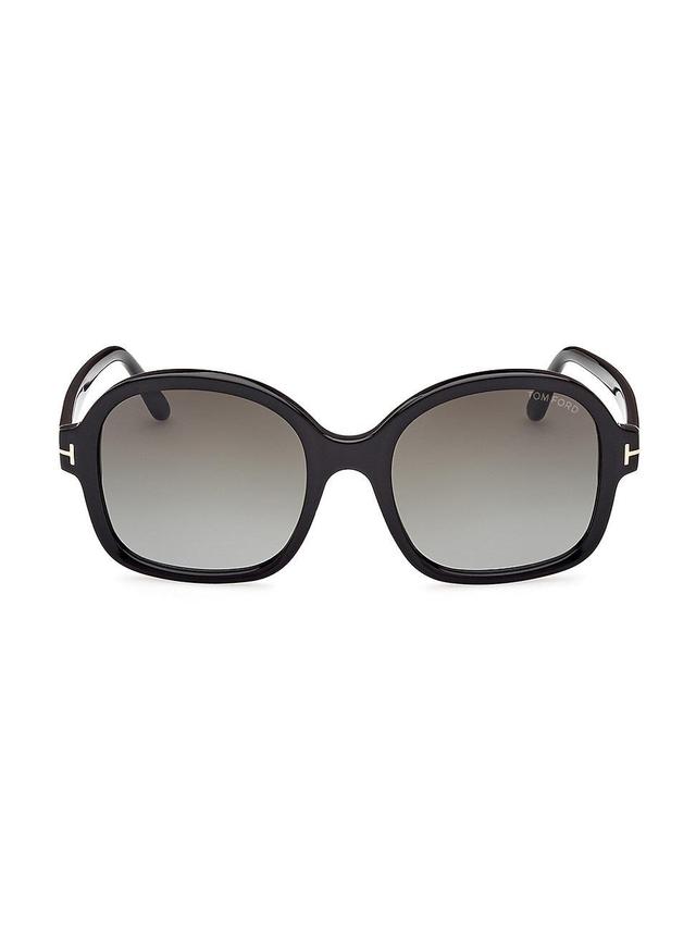 TOM FORD Hanley 57mm Gradient Butterfly Sunglasses Product Image