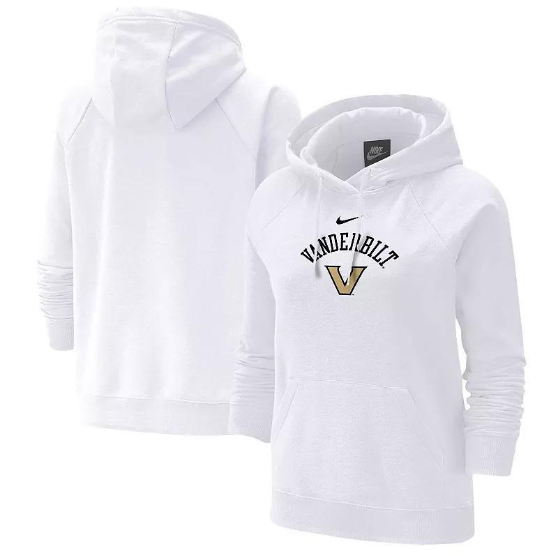 Womens Nike Vanderbilt Commodores Varsity Raglan Tri-Blend Pullover Hoodie Product Image