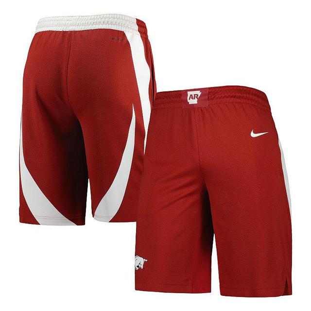 Mens Nike Crimson Arkansas Razorbacks Replica Team Basketball Shorts Product Image