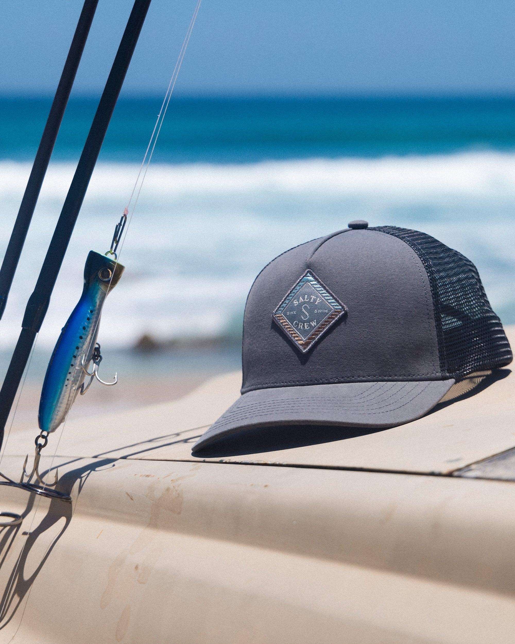 Faded Retro Trucker Hat - Charcoal Male Product Image