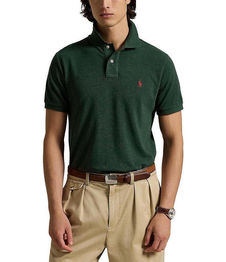 Polo Ralph Lauren Classic Fit Solid Cotton Mesh Polo Shirt Product Image