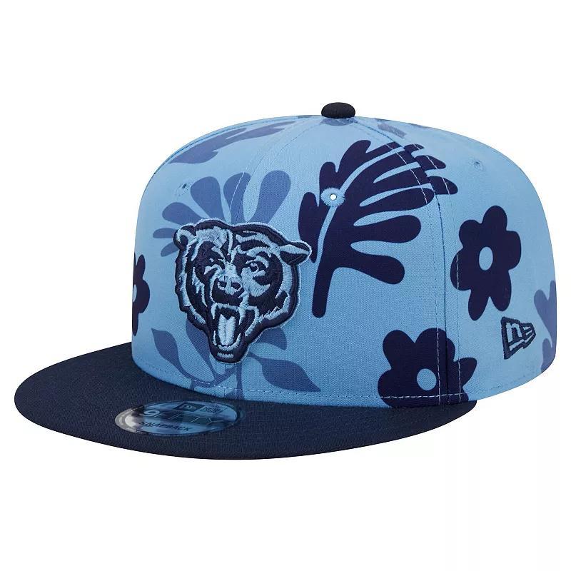 Mens New Era Chicago Bears Leafy 9FIFTY Snapback Hat Product Image