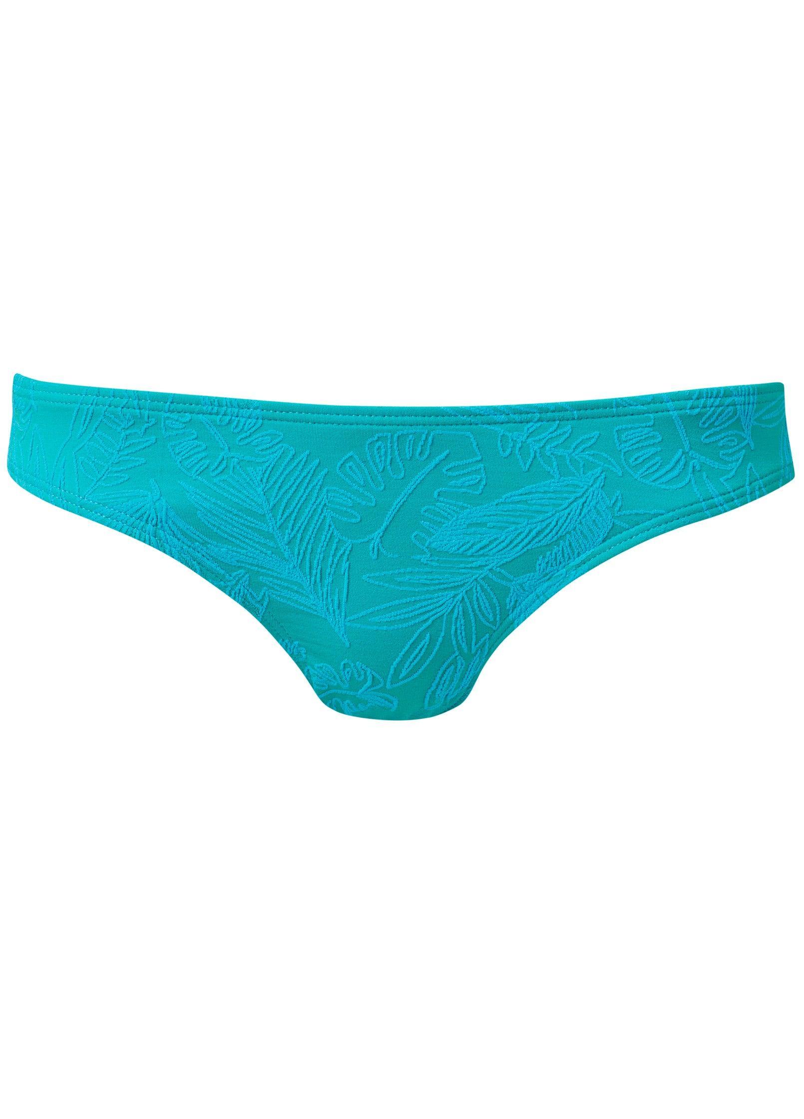 Texture Scoop Bikini Bottom - Tropic Palm Product Image