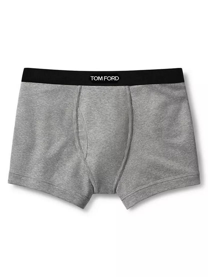 Stretch-Cotton Logo Boxer Briefs Product Image