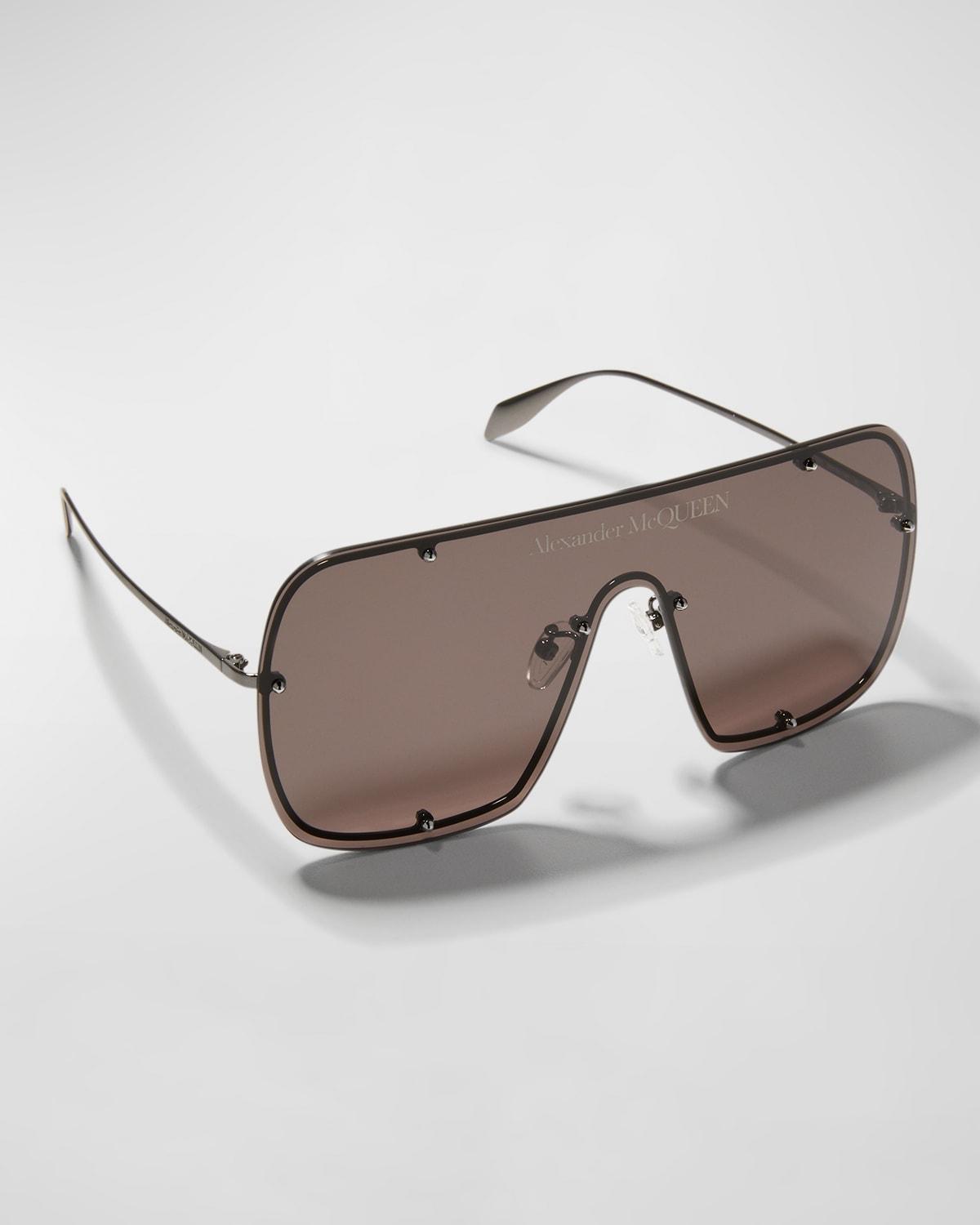 Womens Studs 99MM Mask Sunglasses Product Image