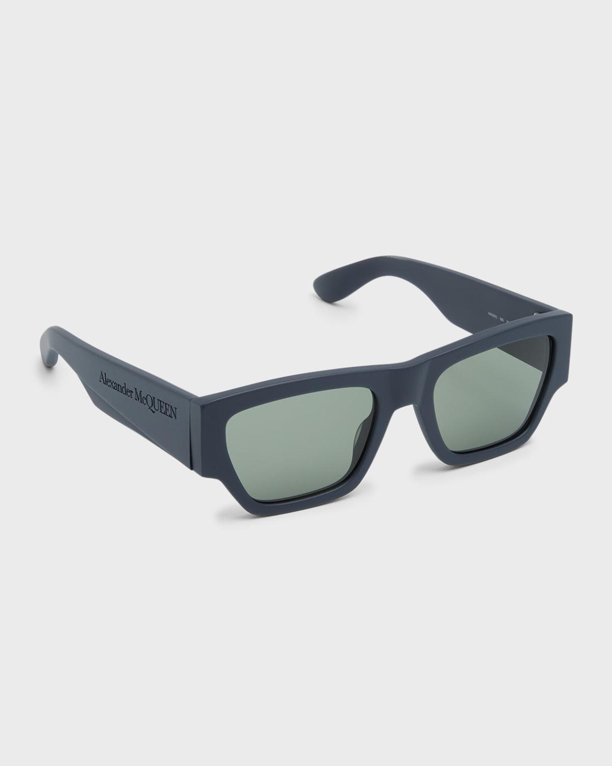 Mens Selvedge Lines 52MM Gradient Acetate Sunglasses Product Image