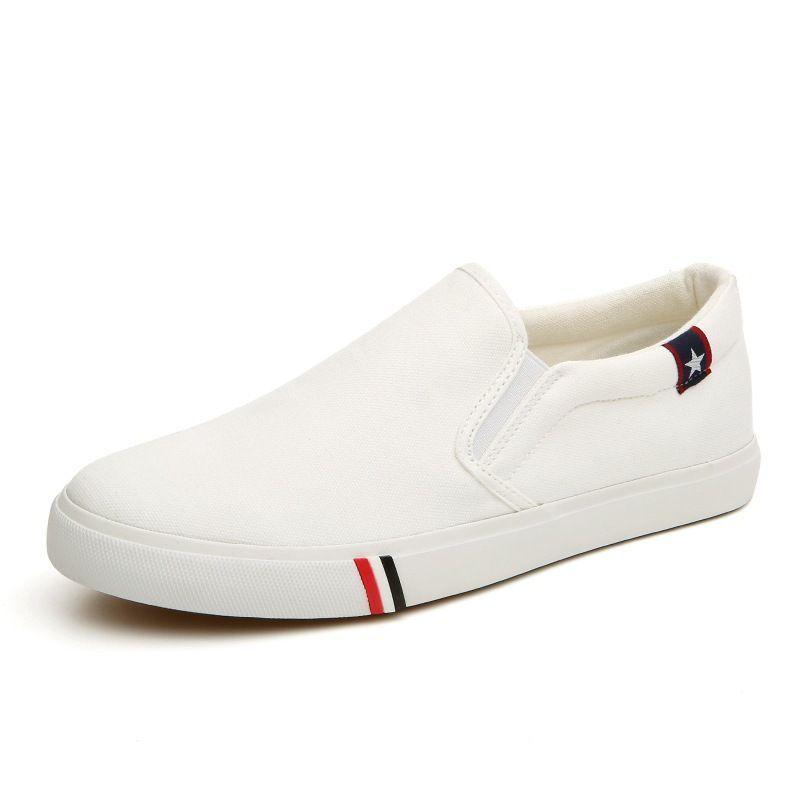 Canvas Couple Slip-Ons Product Image