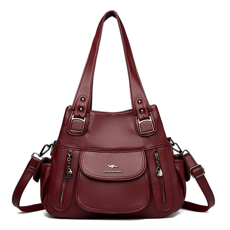 Faux Leather Tote Bag Product Image