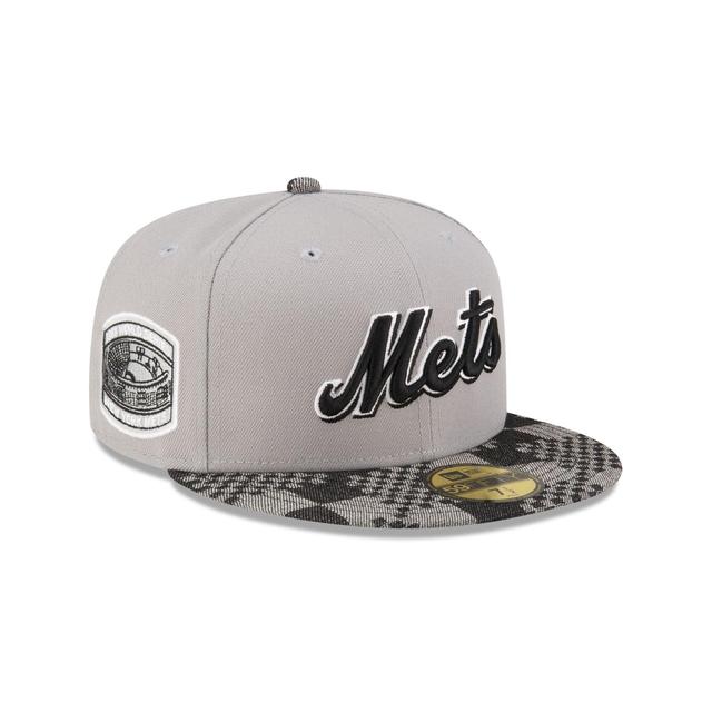 New York Mets Pattern Denim 59FIFTY Fitted Hat Male Product Image