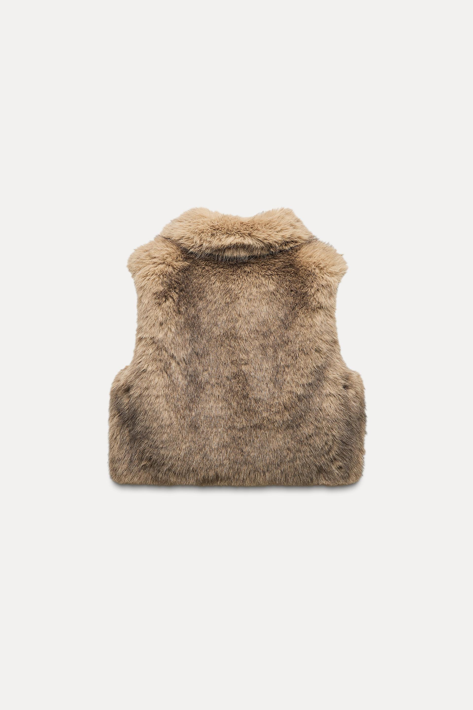 FAUX FUR VEST Product Image