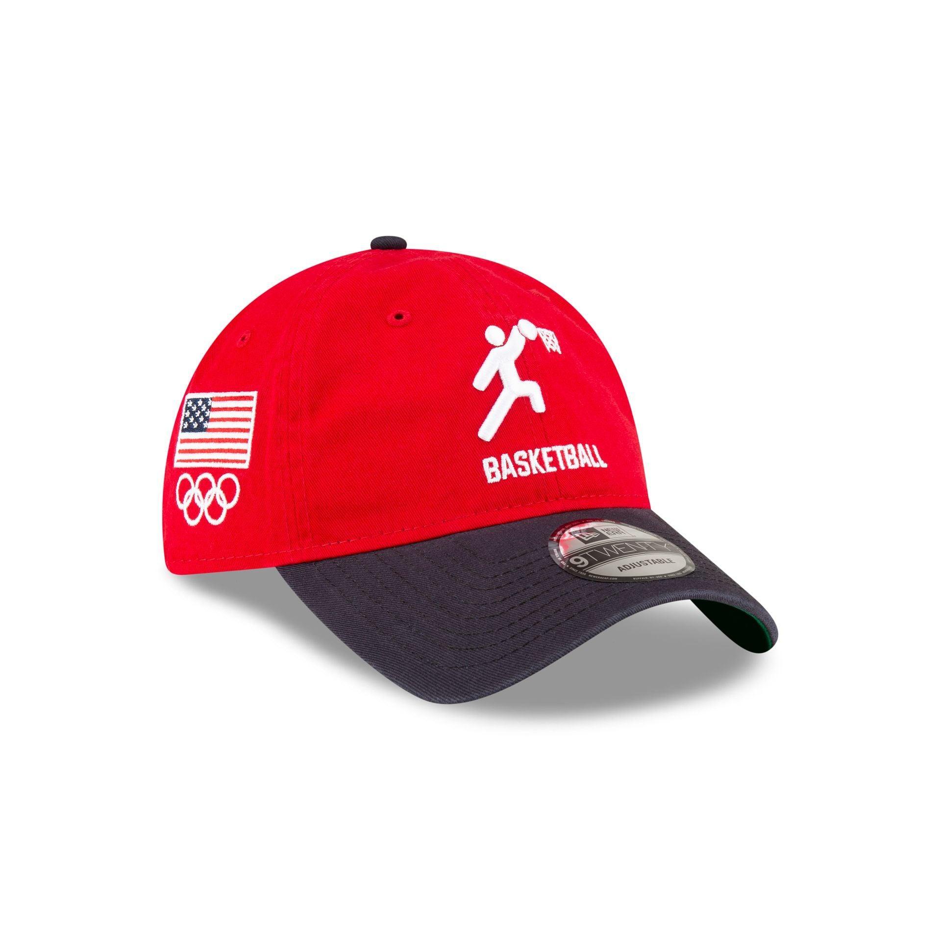 Team USA Basketball Red 9TWENTY Adjustable Hat Male Product Image