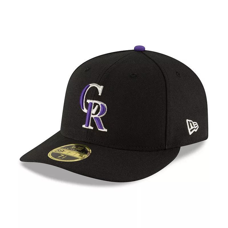 Mens New Era Purple Colorado Rockies Alternate 2 Authentic Collection On-Field Low Profile 59FIFTY Fitted Hat Product Image