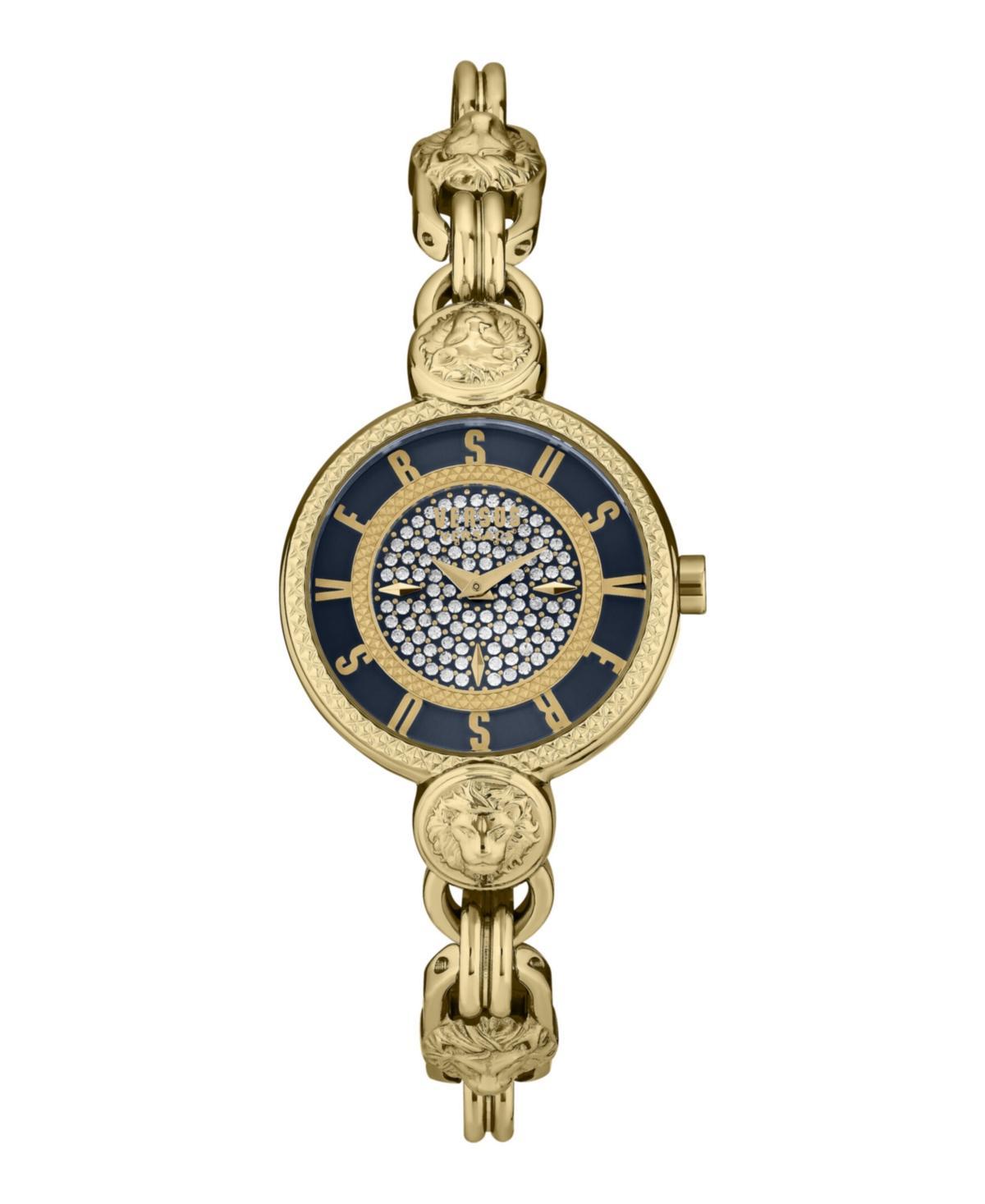 Versus Versace Womens Les Docks Petite 2 Hand Quartz Silver-Tone Stainless Steel Watch, 30mm Product Image