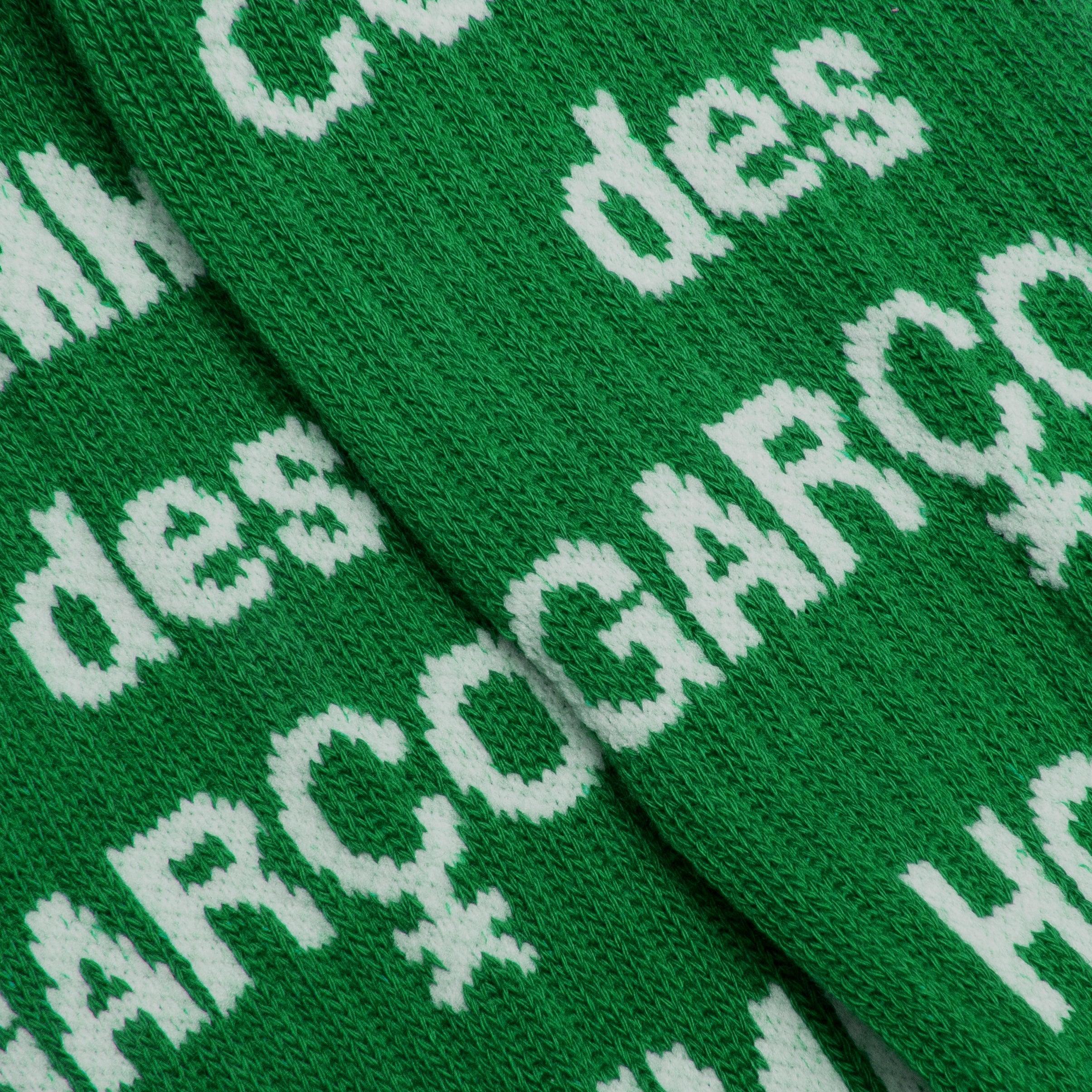 Logo Crew Socks - Green Male Product Image