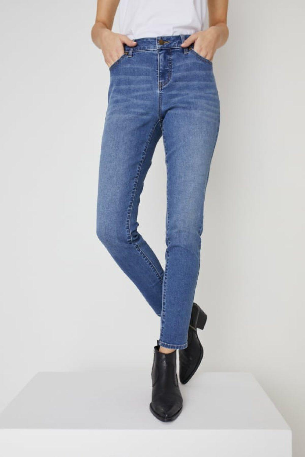 Signature Skinny 5 Pocket Denim Jean Female Product Image