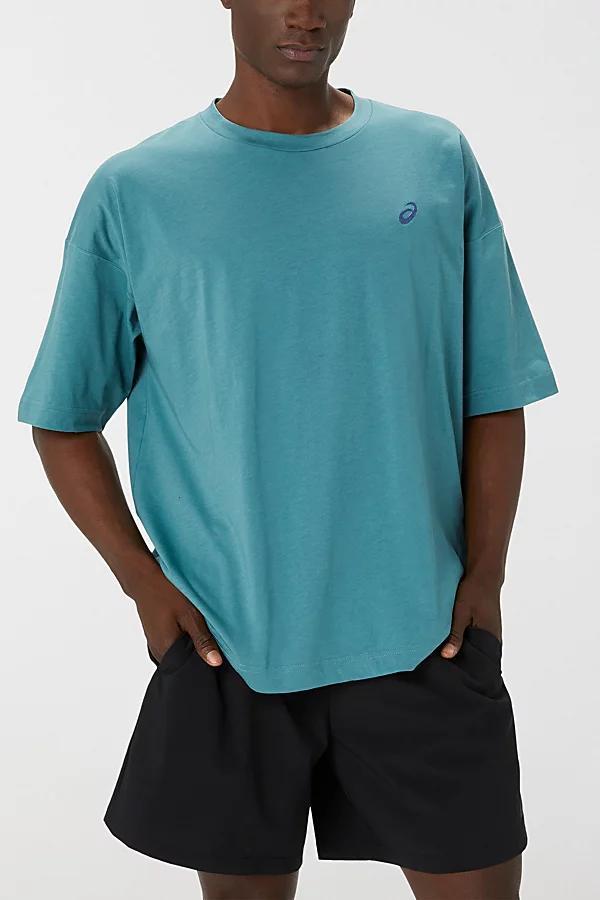 ASICS Spiral Relaxed Fit Athletic T-Shirt Top Mens at Urban Outfitters Product Image