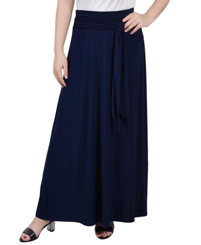 Womens Missy Maxi Skirt with Sash Waist Tie Product Image