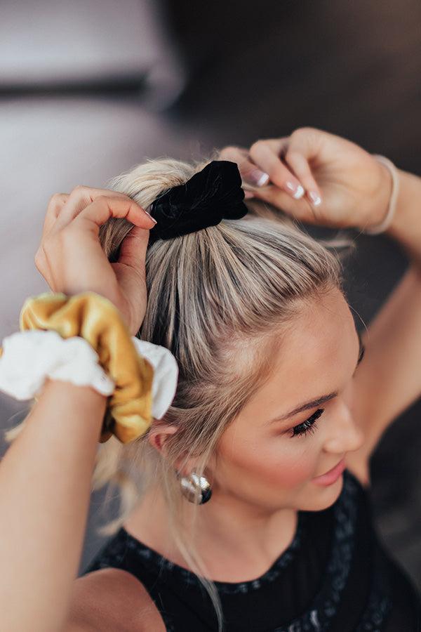 Adore The Day Velvet Scrunchie Set Product Image