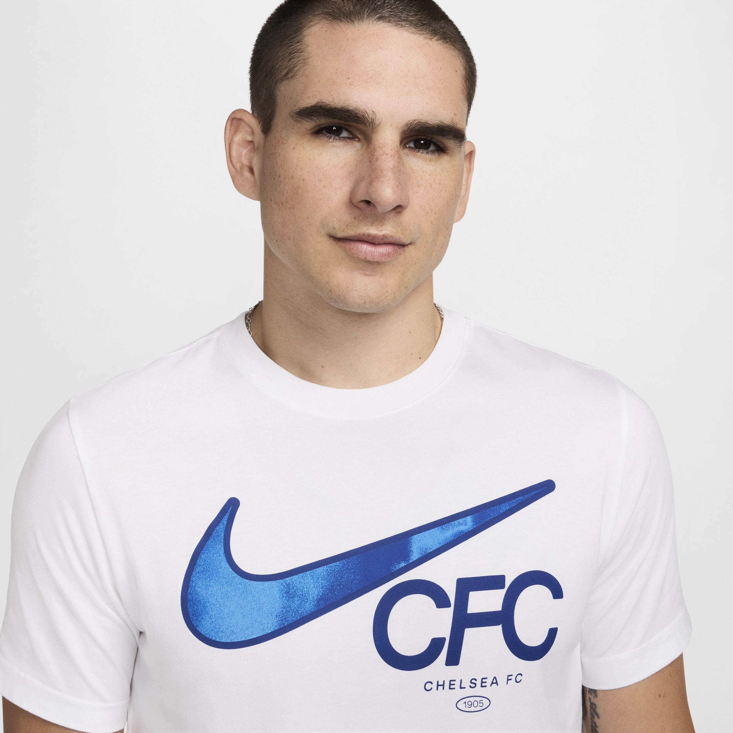 Chelsea FC Swoosh Nike Mens Soccer T-Shirt Product Image