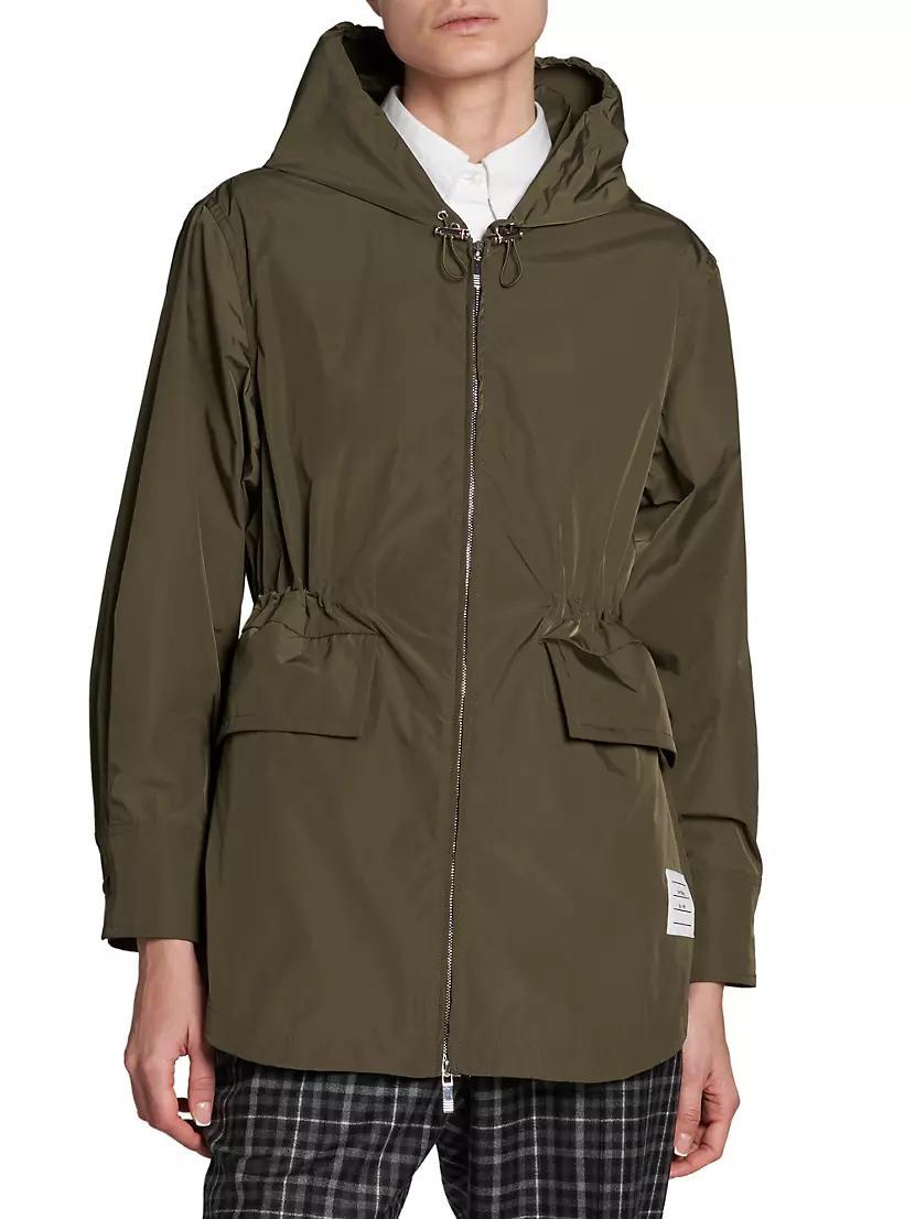 Nylon Tech Gabardine Hooded Parka Product Image