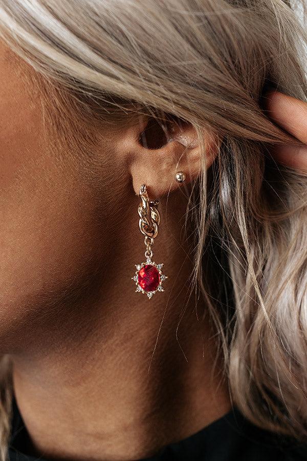 Magical Moment Earrings In Wine Product Image