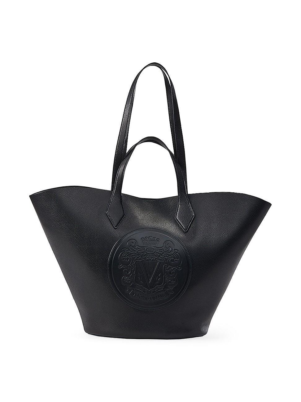 The Crest Large Leather Tote Bag Product Image