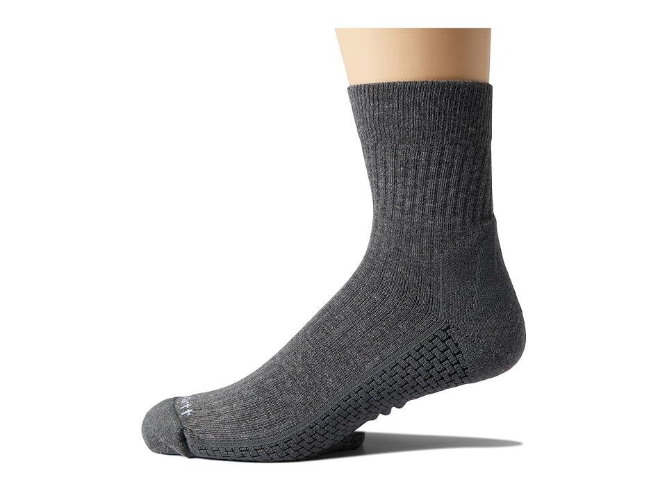 Carhartt FORCE(r) Grid Midweight Short Crew Socks (Asphalt Heather) Men's Crew Cut Socks Shoes Product Image