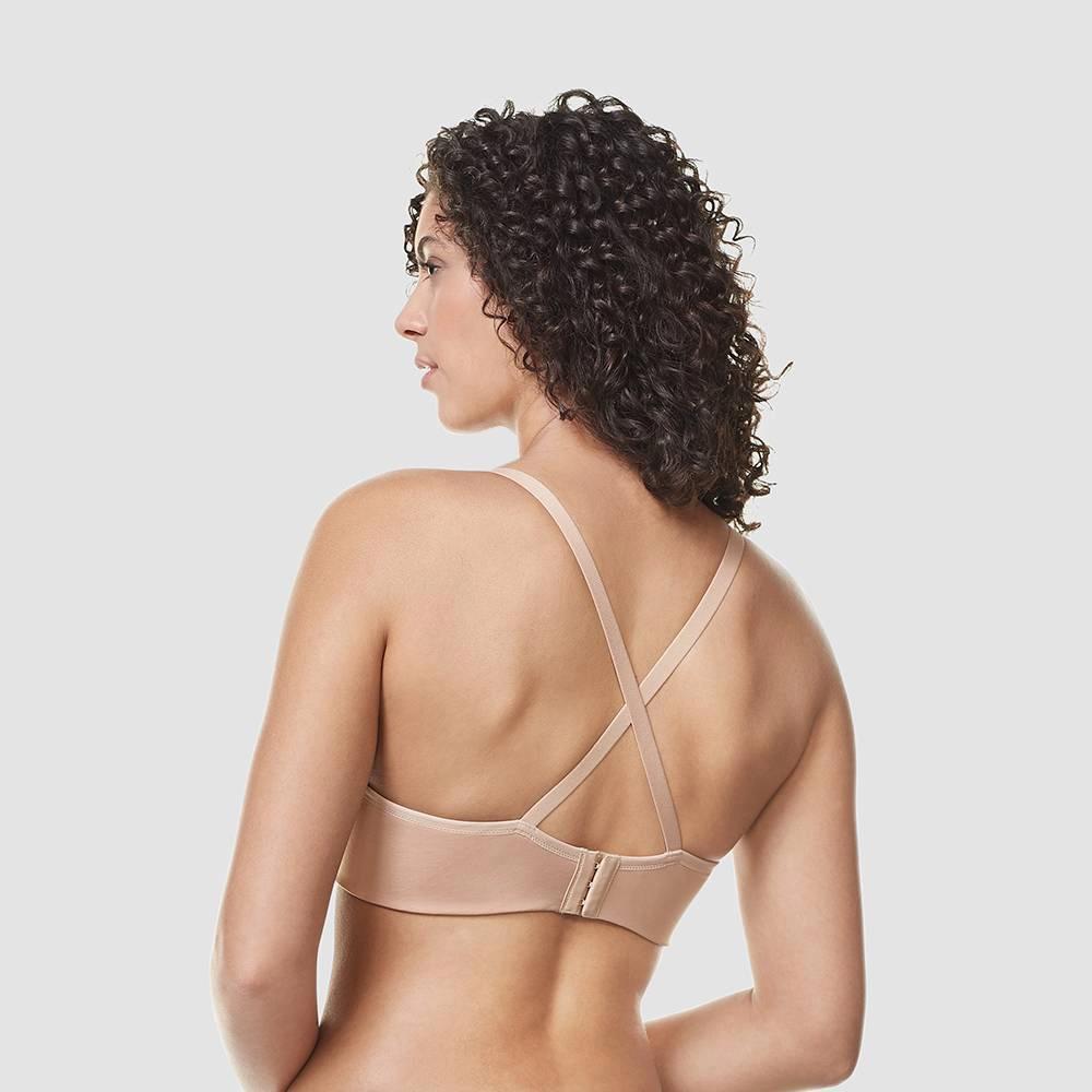 Simply Perfect by Warner's Women's Longline Convertible Wirefree Bra - Toasted Almond 36C Product Image