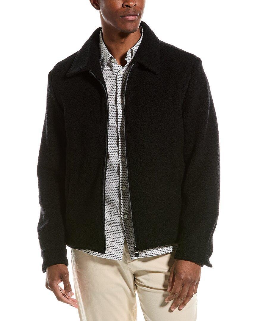 Boss  Wool-blend Jacket In Black Product Image