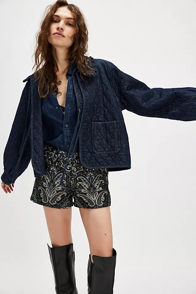 Anna Sui Tapestry Micro Shorts Product Image