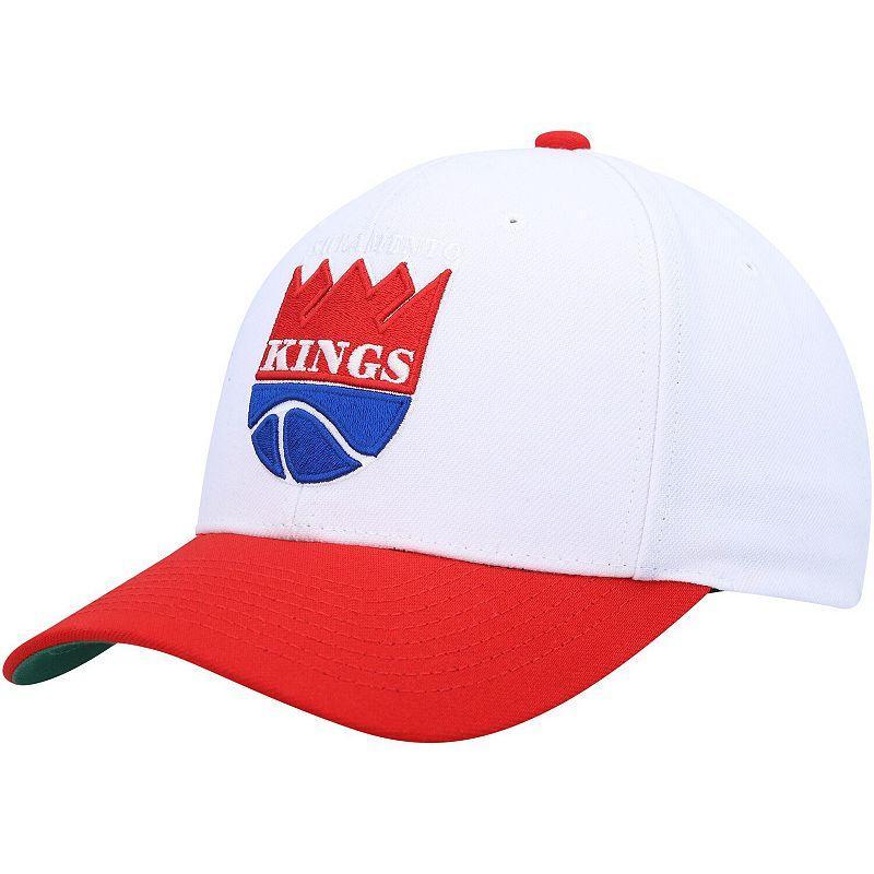 Mens Mitchell & Ness /Red Sacramento Kings Hardwood Classics Core 2-Tone 2.0 Pro Snapback Hat Product Image