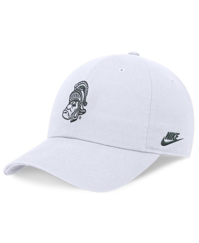 Nike Mens White Michigan State Spartans Legacy Club Performance Adjustable Hat Product Image