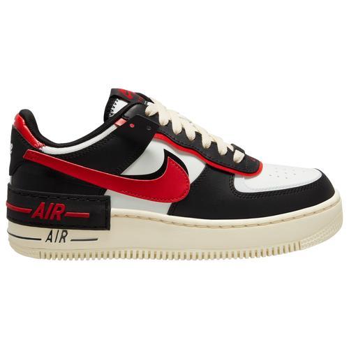 Nike Womens Air Force 1 Shadow - Basketball Shoes Summit White/Univ Red Product Image