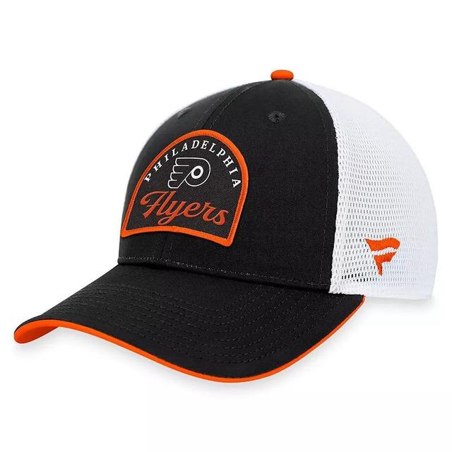 Mens Fanatics Branded Royal/White Edmonton Oilers Fundamental Adjustable Hat Product Image