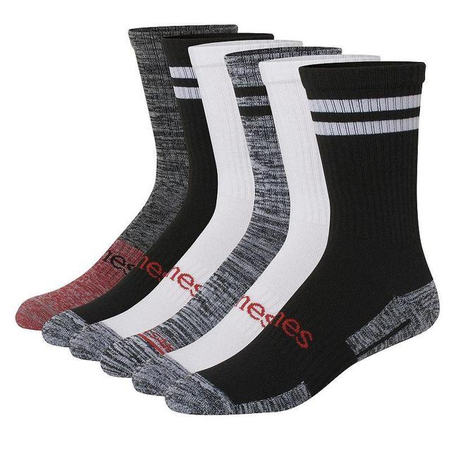 Mens Hanes Originals Ultimate 6-Pack Moisture-Wicking Crew Socks, Mens Product Image