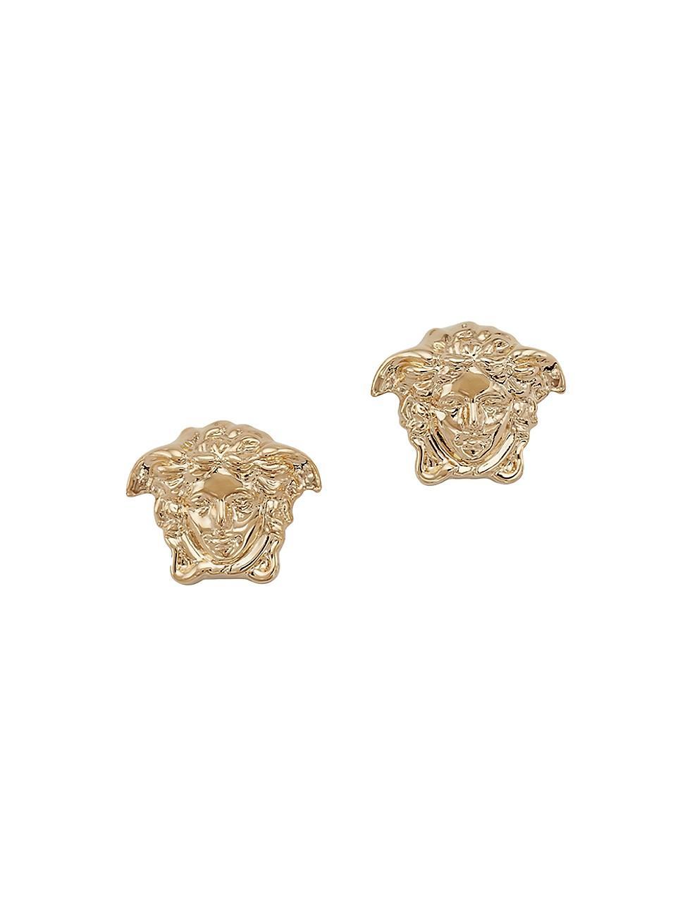 Womens La Medusa Goldtone Stud Earrings Product Image