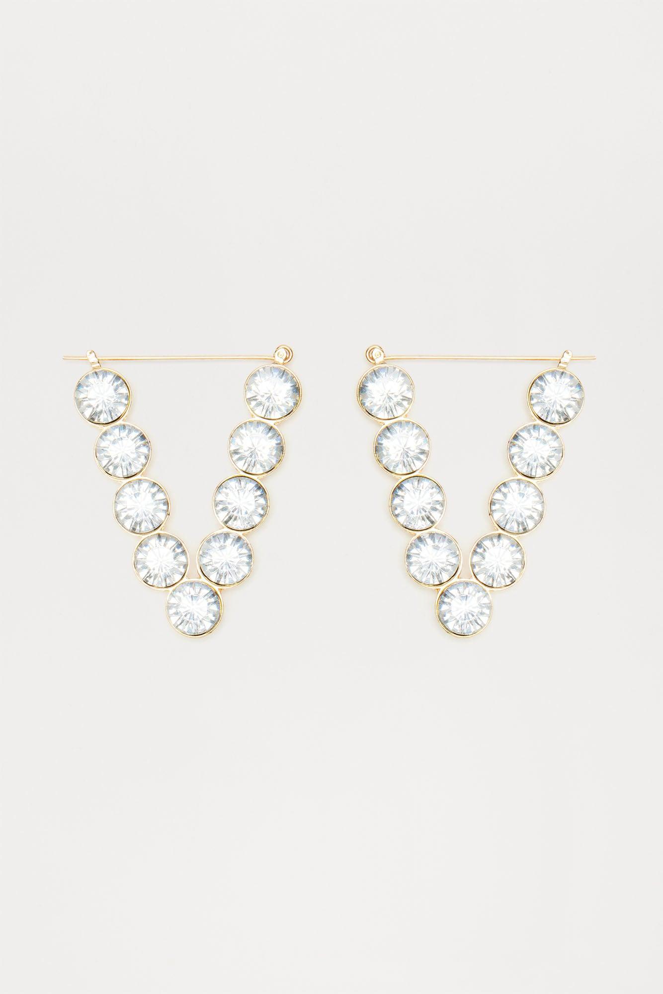 Tanni Drop Earrings - Gold Product Image