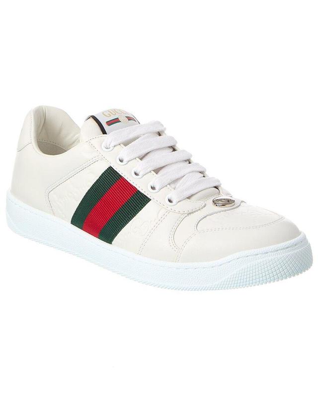 Screener Leather Sneaker In White Product Image