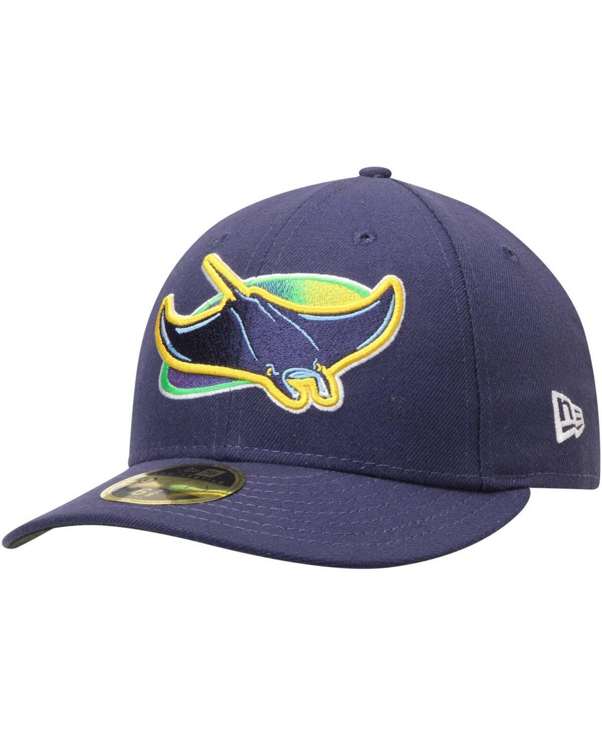 Mens New Era Tampa Bay Rays Alternate Authentic Collection On-Field Low Profile 59FIFTY Fitted Hat Blue Product Image