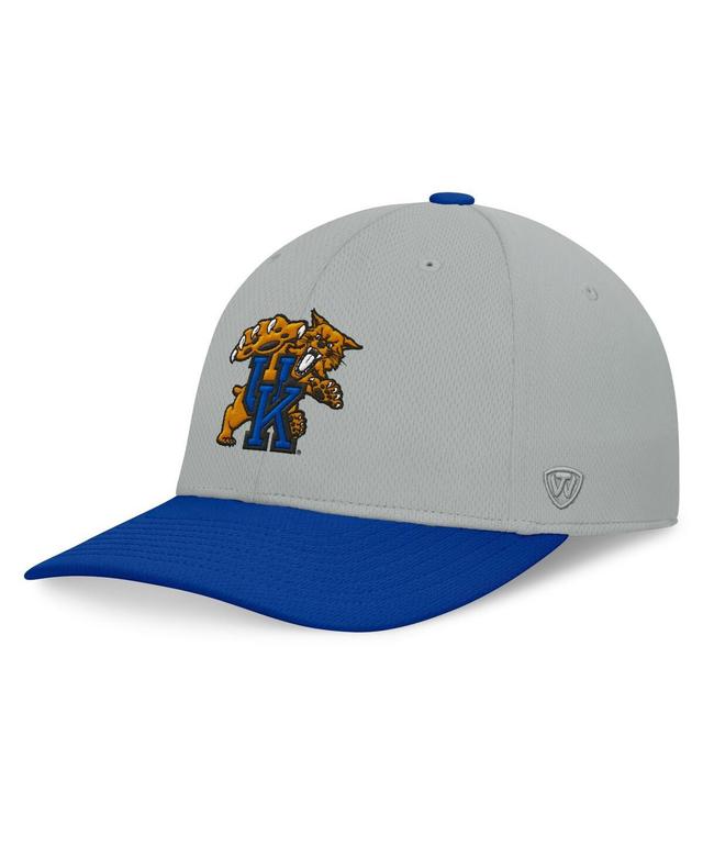 Top of the World Mens Gray Kentucky Wildcats Mick Flex Hat - Gray, Royal Product Image