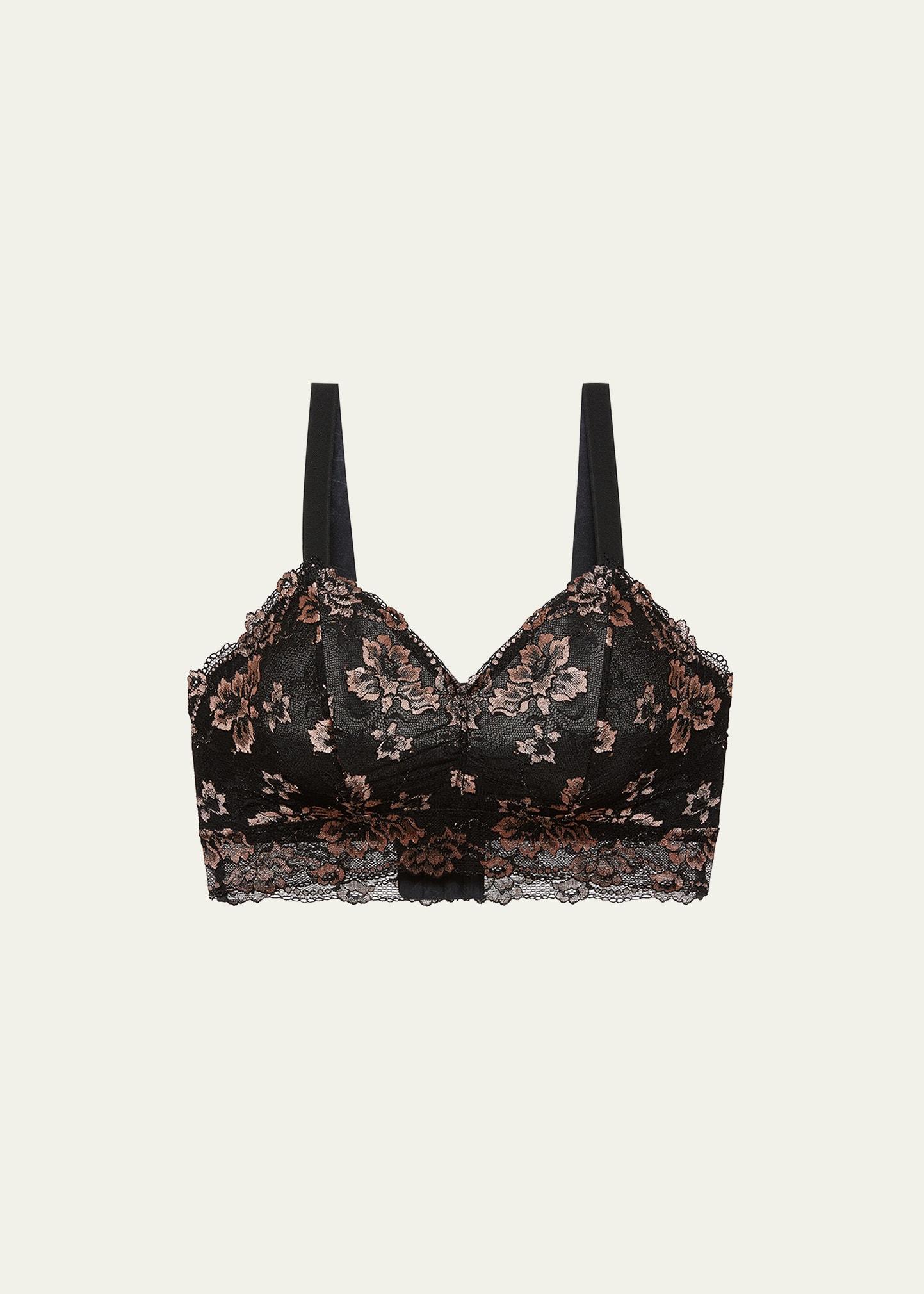 Cosabella Savona Curvy Lace Bralette - Size: MEDIUM - MANDORLA/MOON IVY Product Image